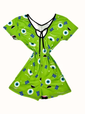 Pijama enterizo Mike Wazowski verde