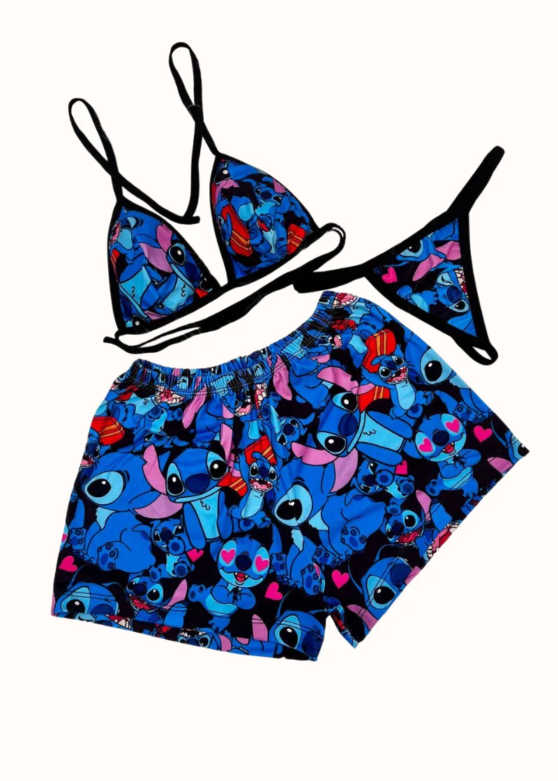 pijama short de Stich