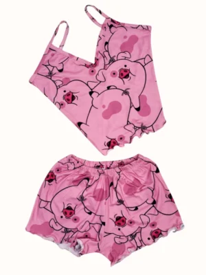 Pijama Blusa Cerditos