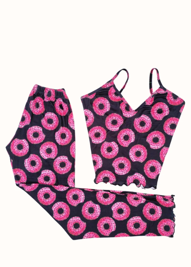 Pijama pantalón y Blusa de Donas